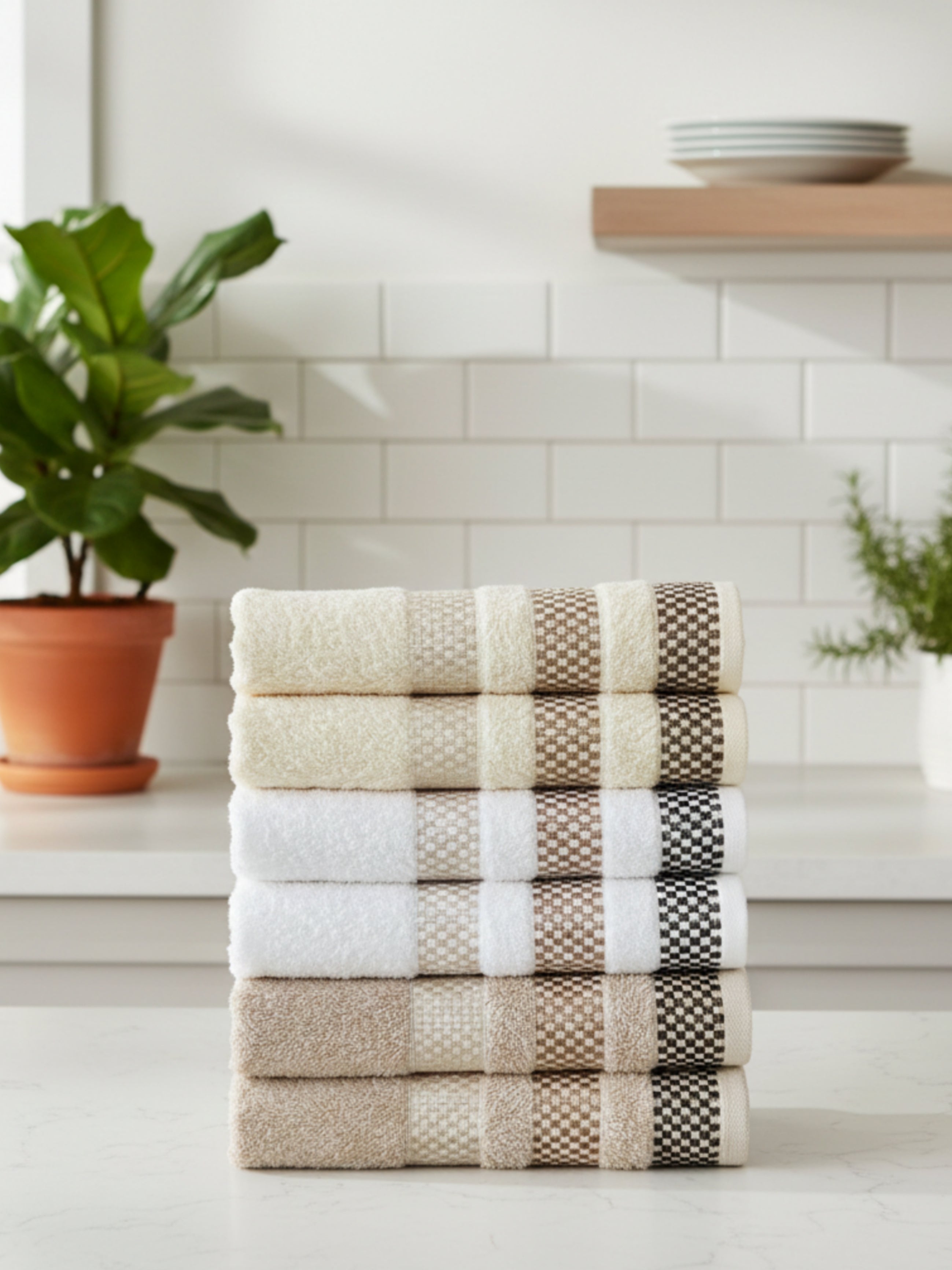 Aura Natural 6’lı El Havlusu Seti